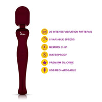 Viben Sultry Wand Massager - Ruby