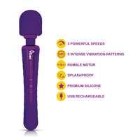 Viben Obsession Wand Massager - Violet