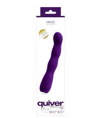 VeDO Quiver Plus Rechargeable Clitoral Vibrator - Purple