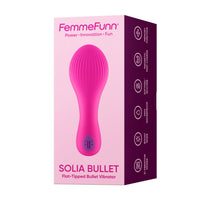 Femme Funn Solia Flat-Tip Bullet Vibrator - Pink