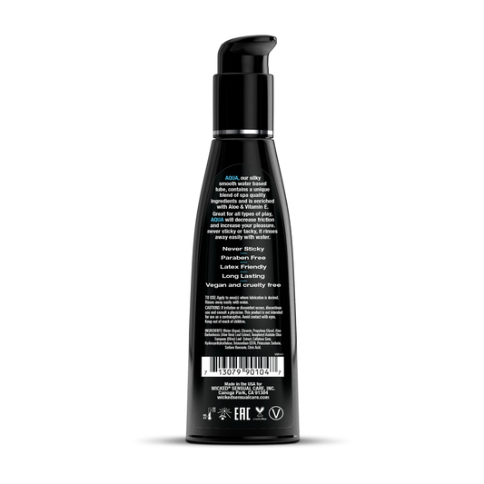 Aqua Water-Based Lubricant - 4 Fl. Oz.