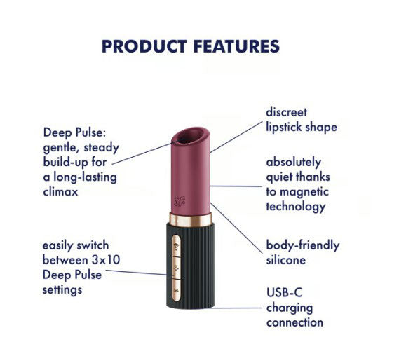 Satisfyer Deep Kiss Dual Air-Pulse Vibrator