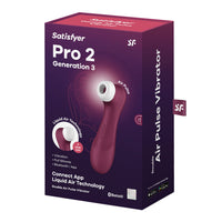 Satisfyer Pro 2 Gen 3 Connect App Stimulator - Wine Red
