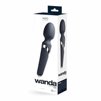 VeDO Wanda Rechargeable Wand Vibrator - Just Black