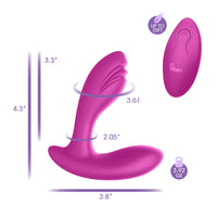 Viben Epiphany Clitoral Rollerball Panty Vibe - Berry