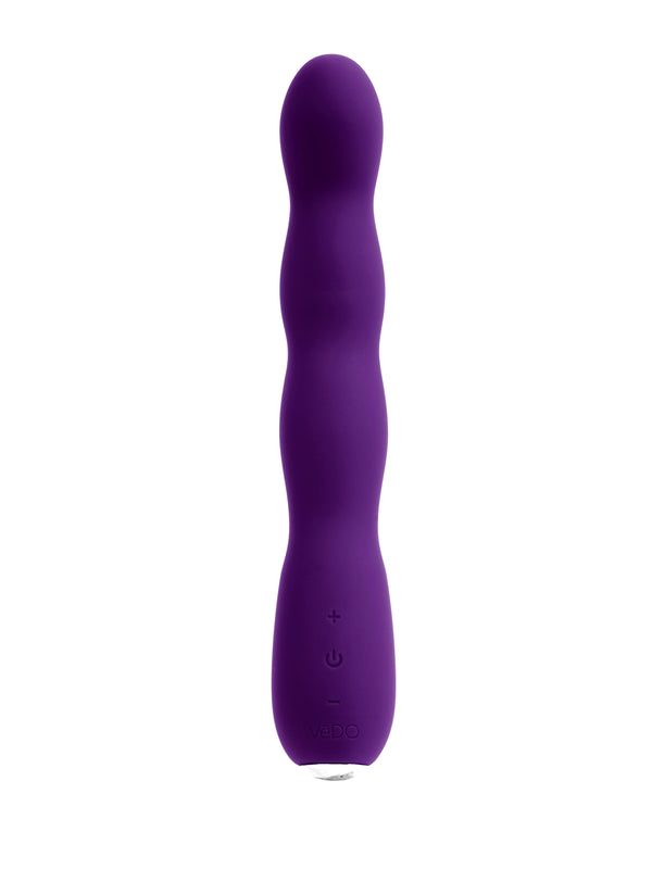 VeDO Quiver Plus Rechargeable Clitoral Vibrator - Purple