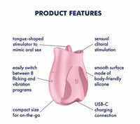 Satisfyer Tongue Lover Oral Stimulator - Pink