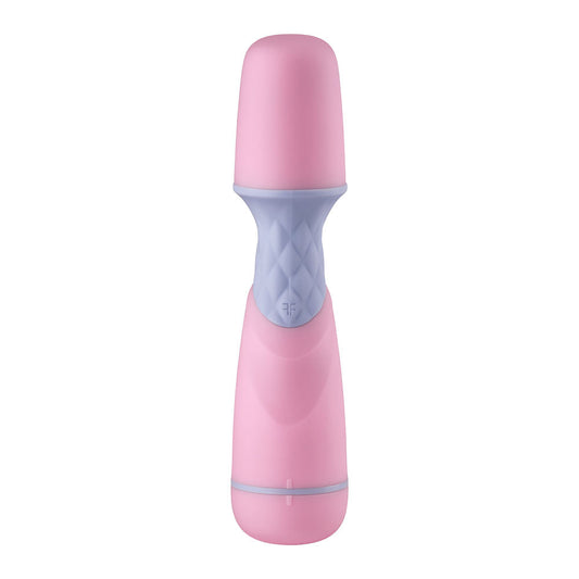 Ffix wand vibrating massager in light pink – powerful personal massager